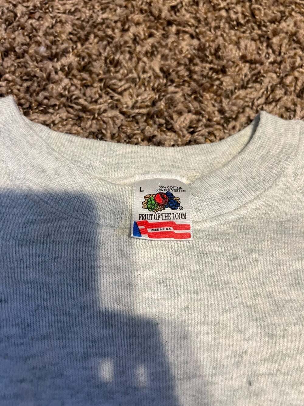 Vintage 1991 Habitat Monument Valley Utah Native American Eagle Graphic Sweatshi - Picture 4 of 5